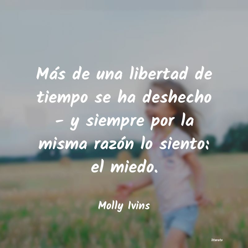 frases de Molly Ivins