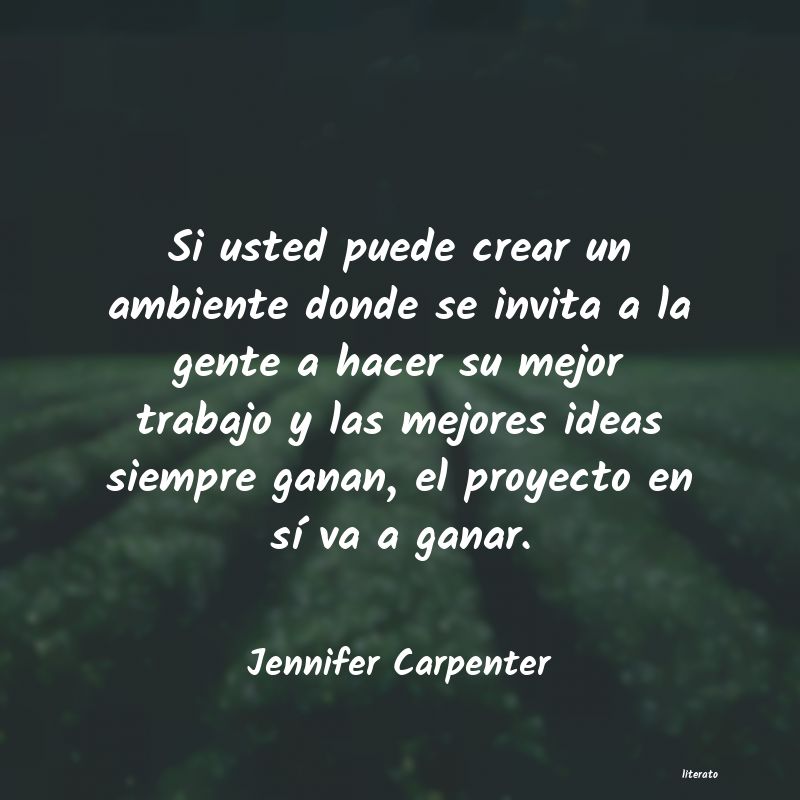 Frases de Jennifer Carpenter