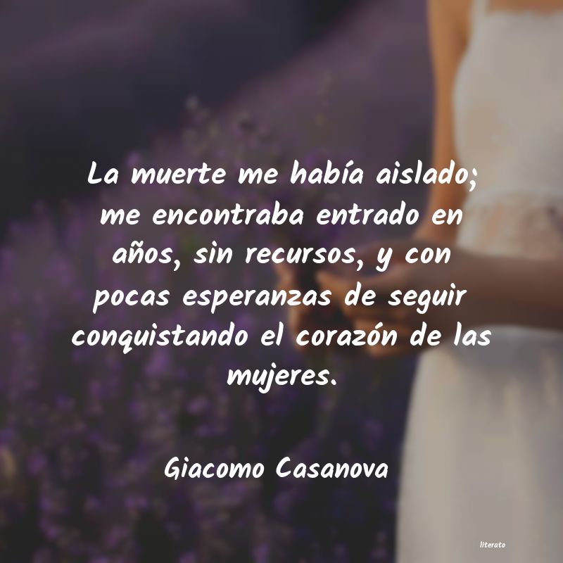 Frases de Giacomo Casanova