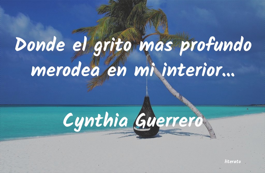 Frases de Cynthia Guerrero