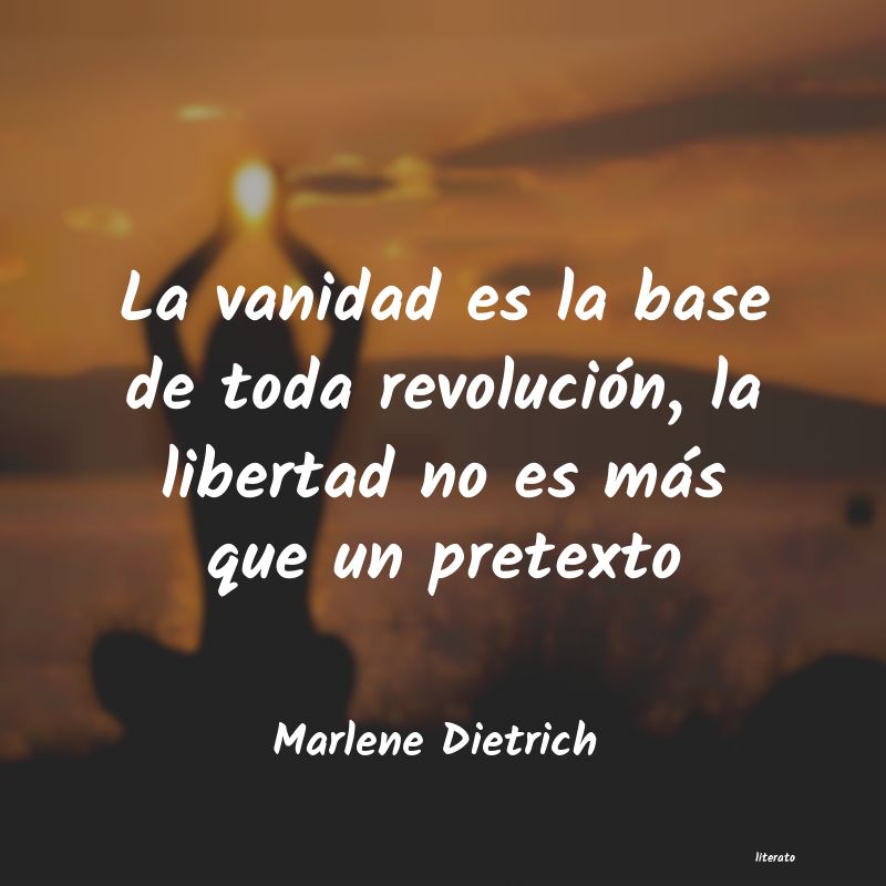 frases de Marlene Dietrich