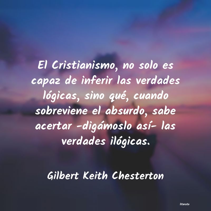 Frases de Gilbert Keith Chesterton