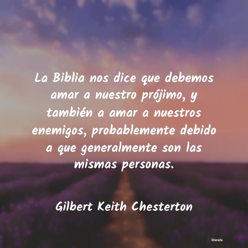 Frases de Gilbert Keith Chesterton