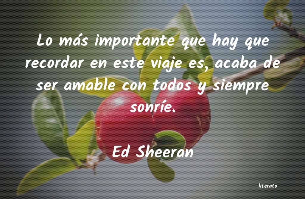 Frases de Ed Sheeran