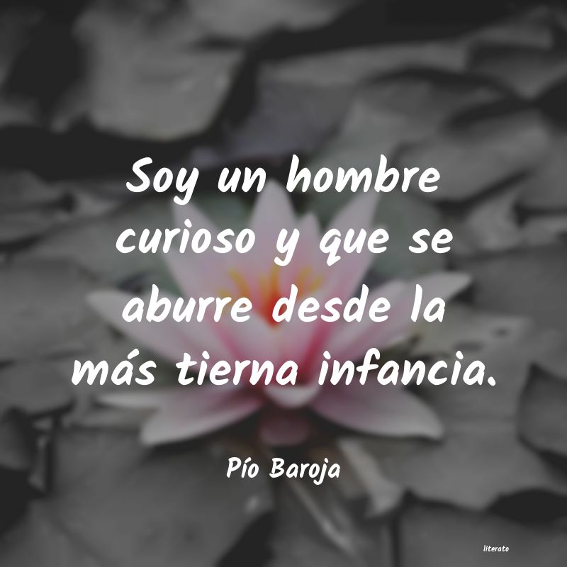 frases de PÃo Baroja