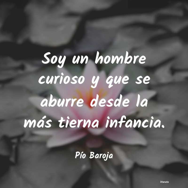 Frases de Pío Baroja