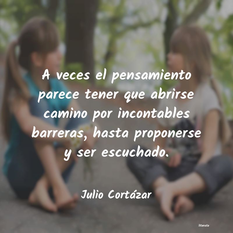 frases de Julio Cortázar