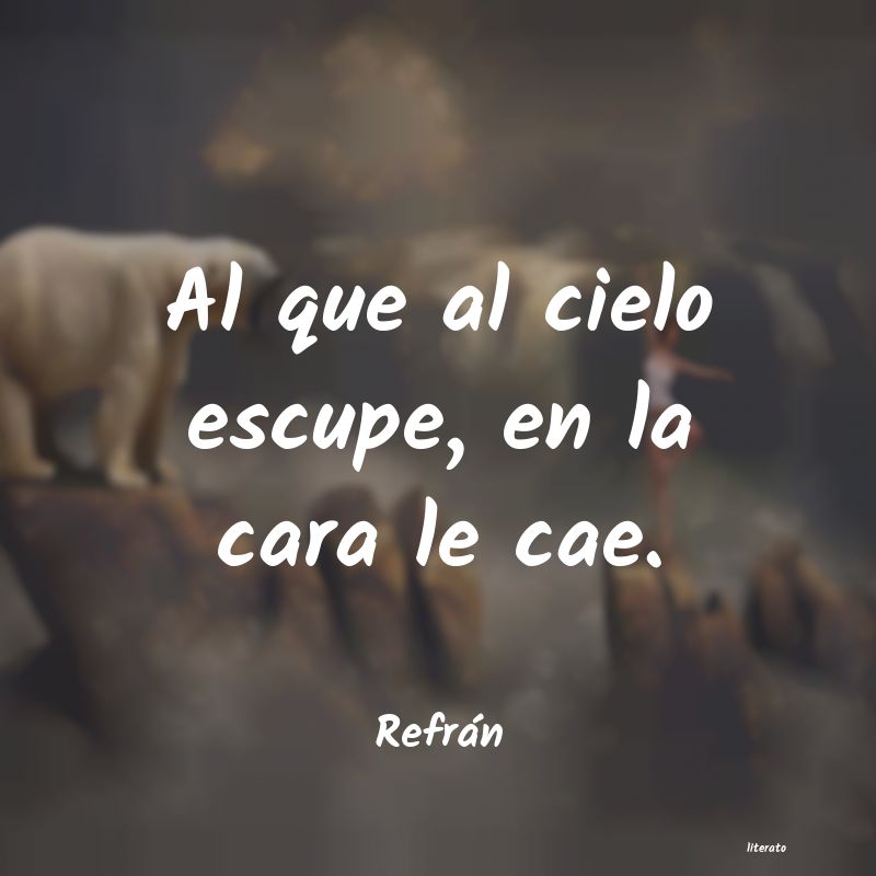 Frases de Refrán