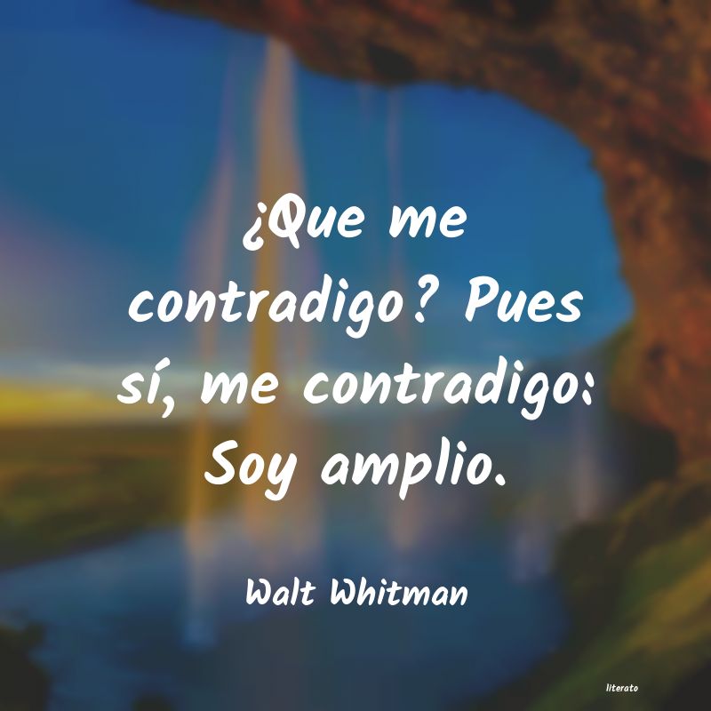 frases de Walt Whitman