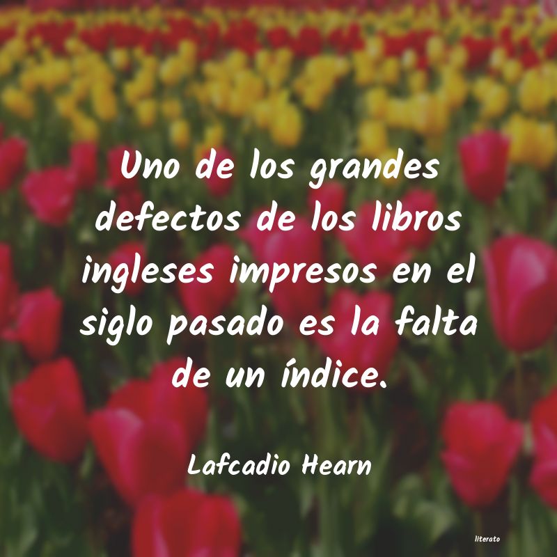 <ol class='breadcrumb' itemscope itemtype='http://schema.org/BreadcrumbList'>
    <li itemprop='itemListElement'><a href='/autores/'>Autores</a></li>
    <li itemprop='itemListElement'><a href='/autor/lafcadio_hearn/'>Lafcadio Hearn</a></li>
  </ol>