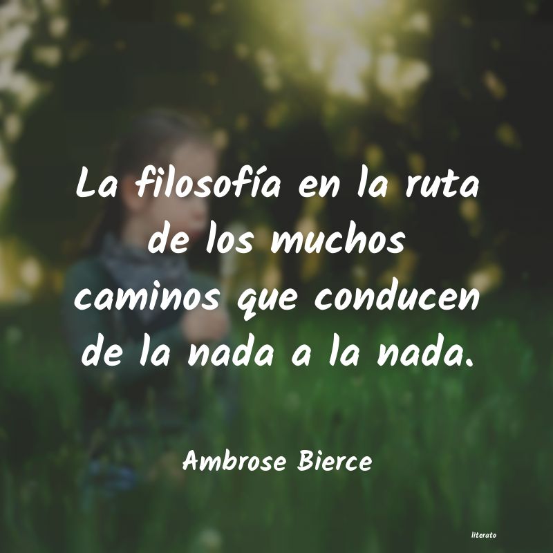 Frases de Ambrose Bierce