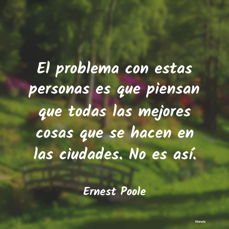frases de Ernest Poole