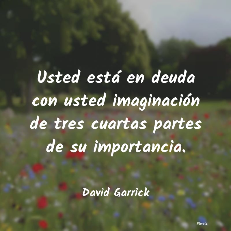 Frases de David Garrick