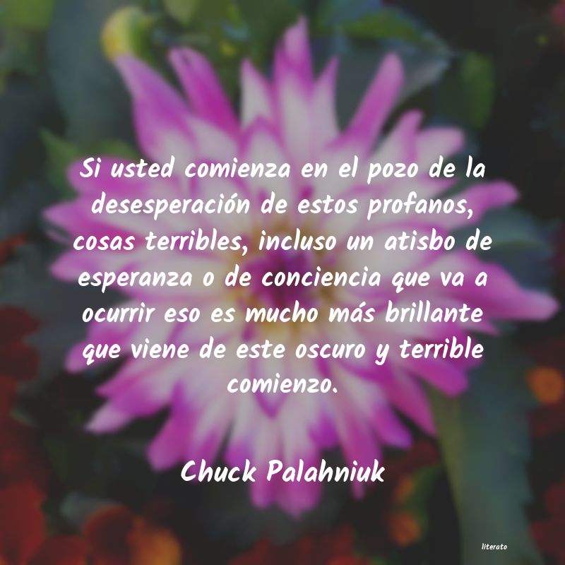 frases de Chuck Palahniuk