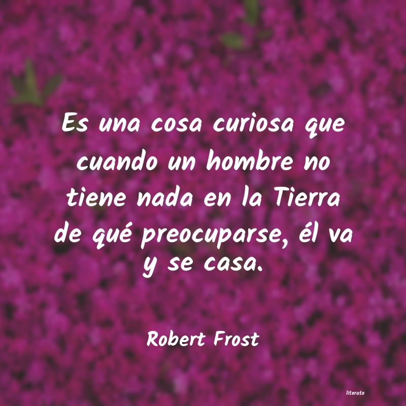 frases de Robert Frost
