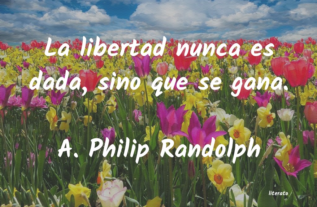 frases de A. Philip Randolph