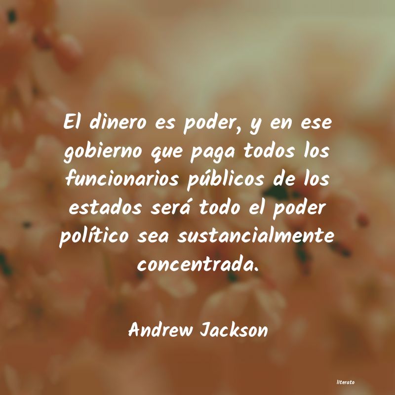 Frases de Andrew Jackson