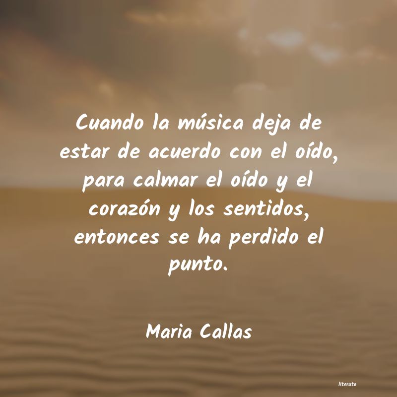 Frases de Maria Callas