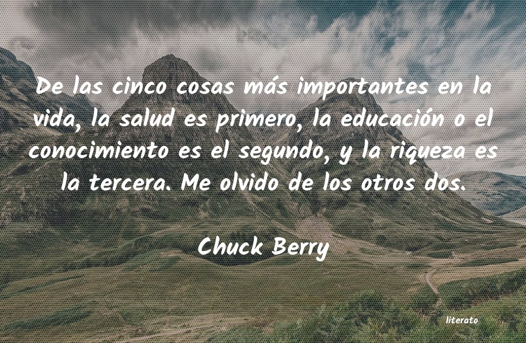 Frases de Chuck Berry