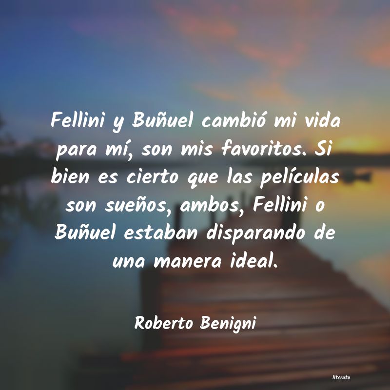 Frases de Roberto Benigni