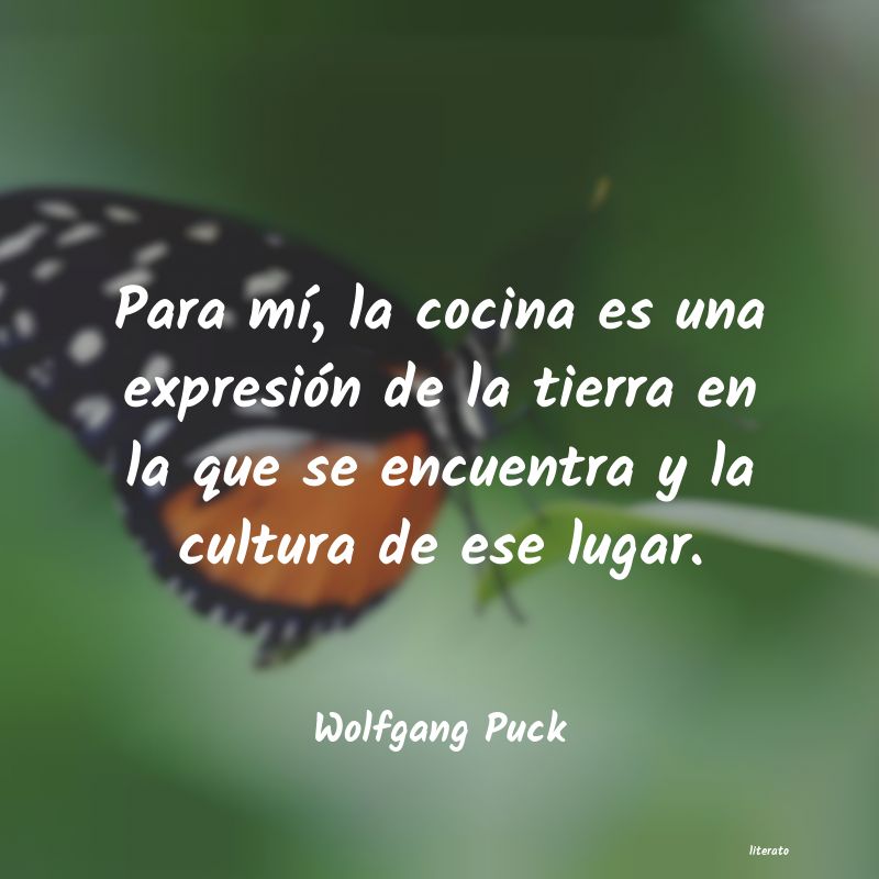 frases de Wolfgang Puck