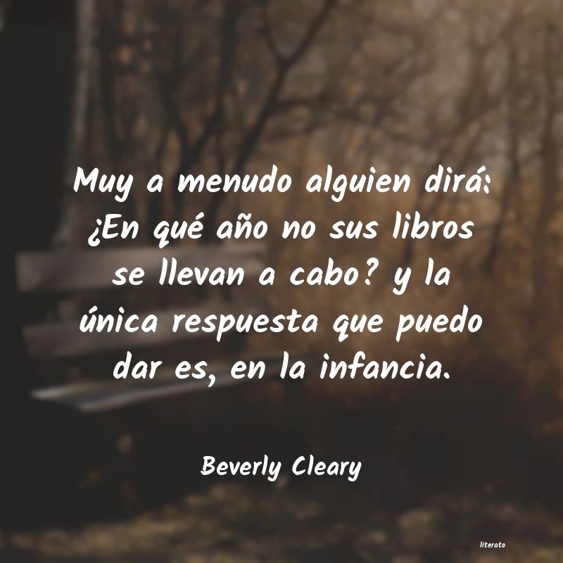 Frases de Beverly Cleary