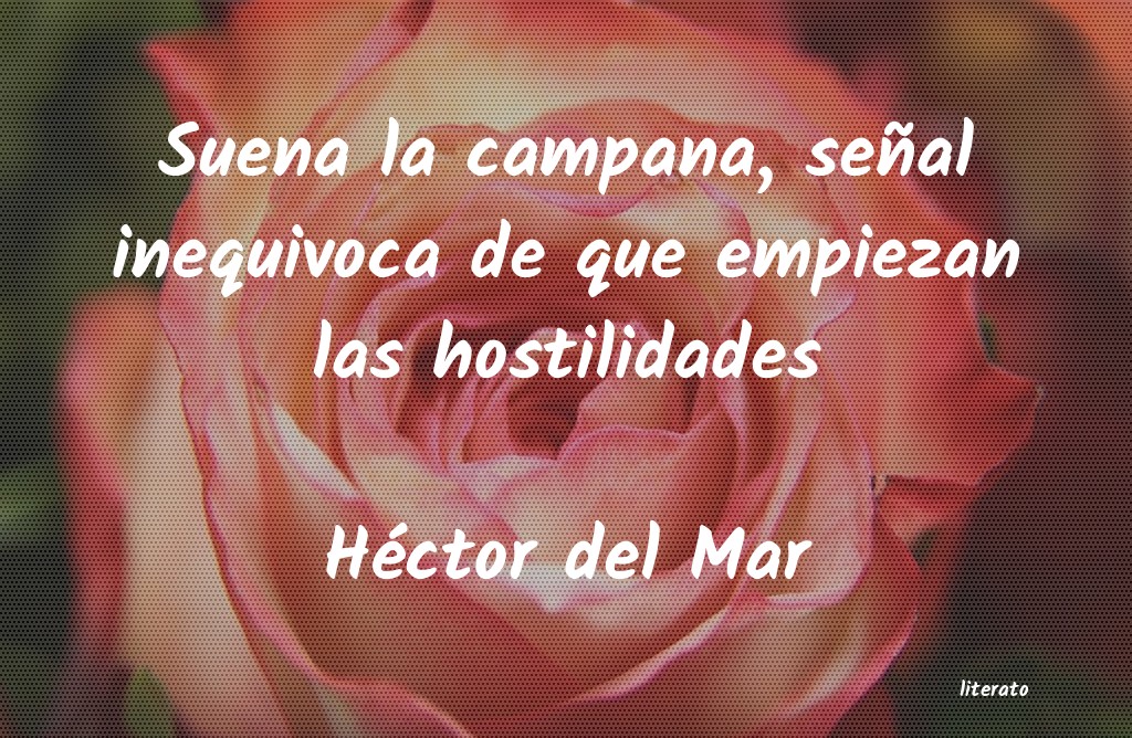 Frases de Héctor del Mar