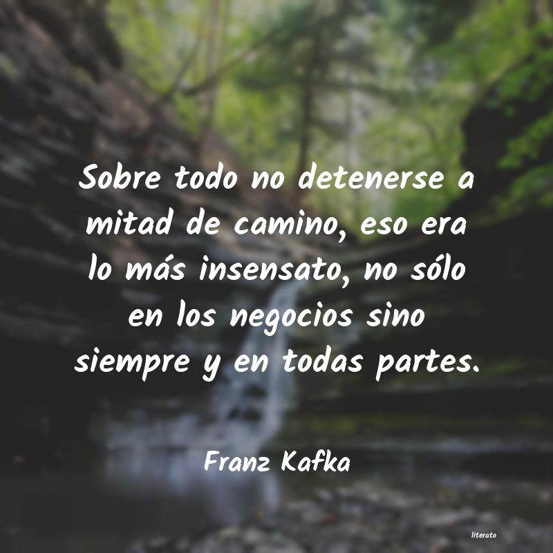 frases de Franz Kafka