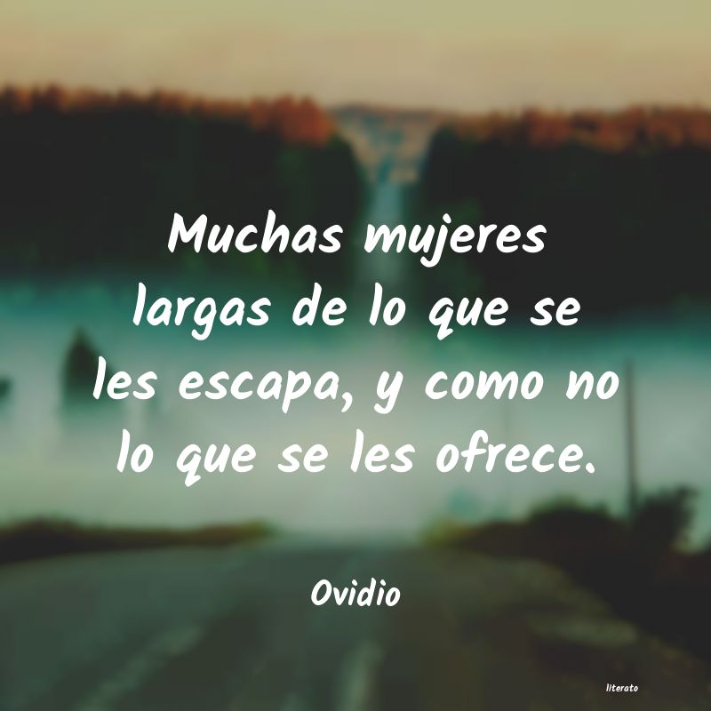 frases de Ovidio