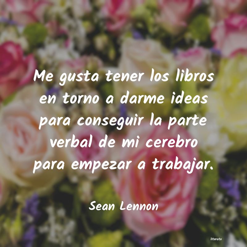 frases de Sean Lennon