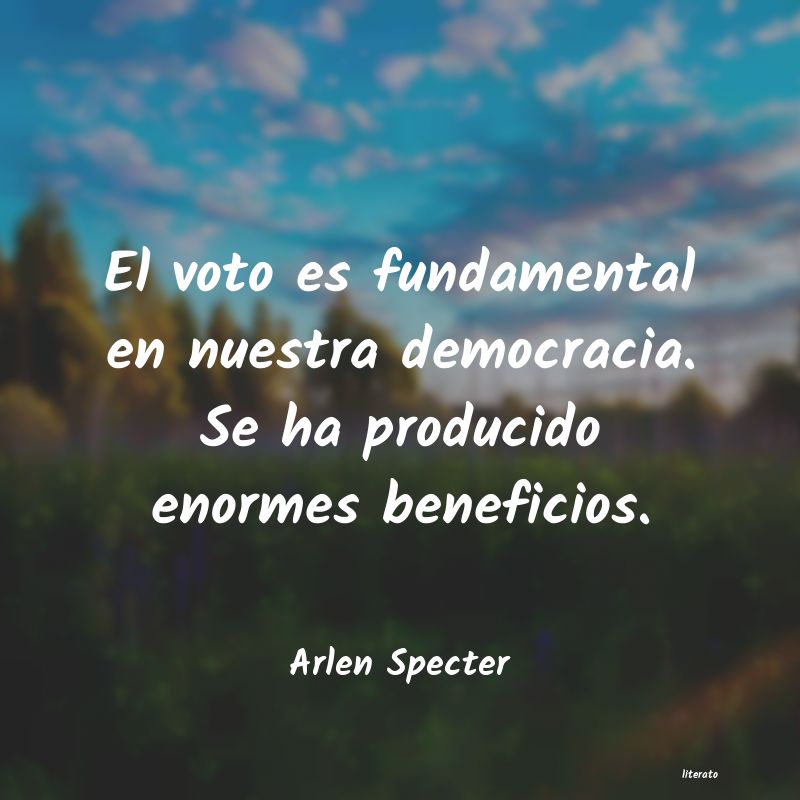 Frases de Arlen Specter