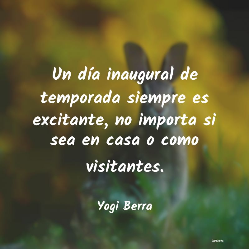 Frases de Yogi Berra