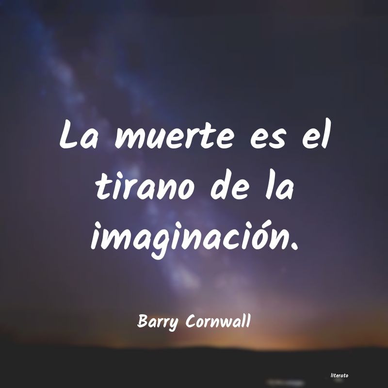 Frases de Barry Cornwall