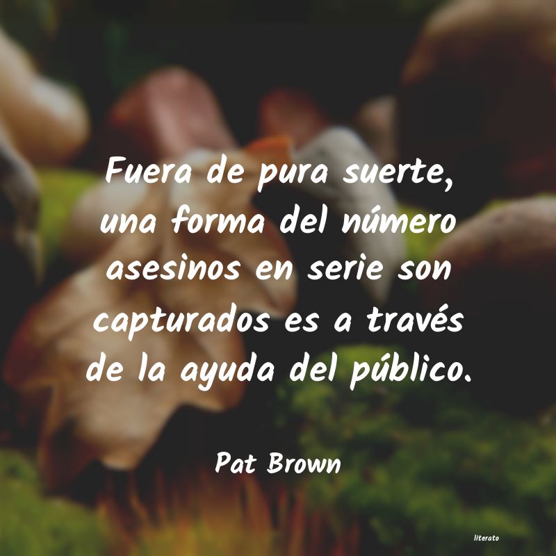 Frases de Pat Brown