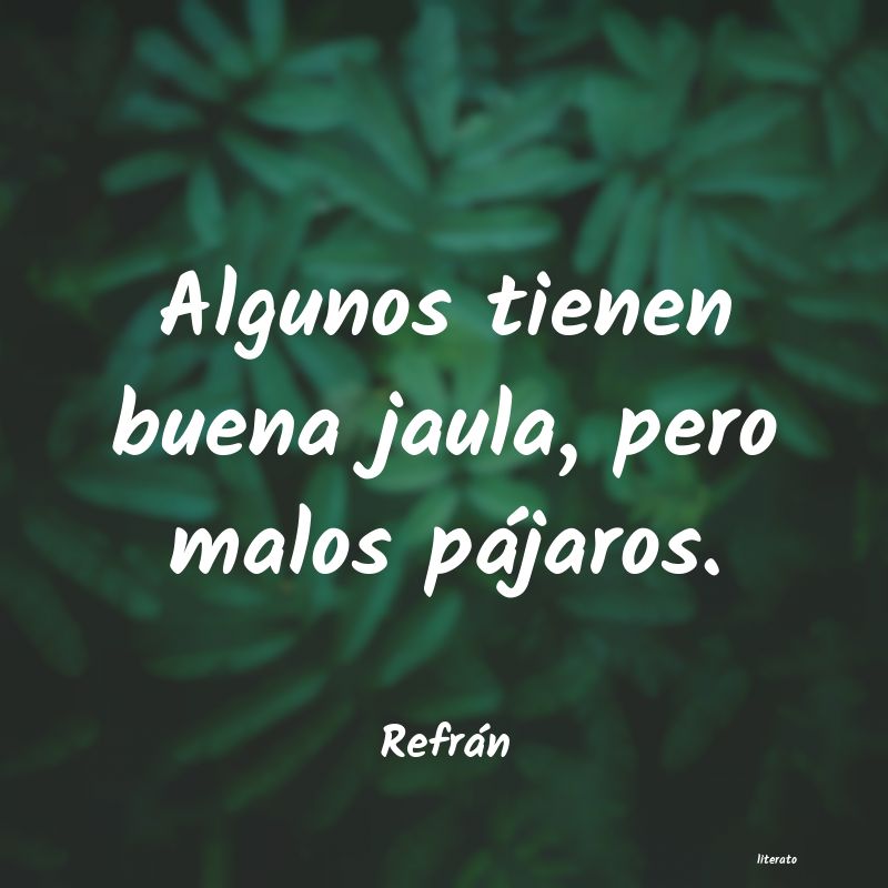 Frases de Refrán