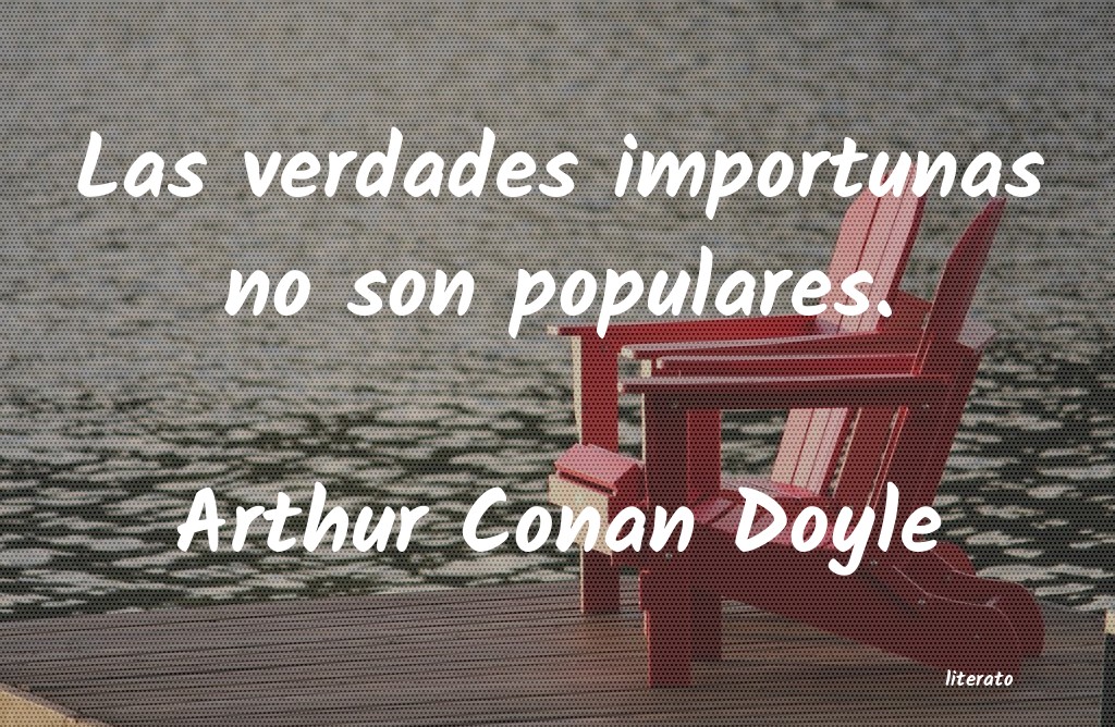 Frases de Arthur Conan Doyle