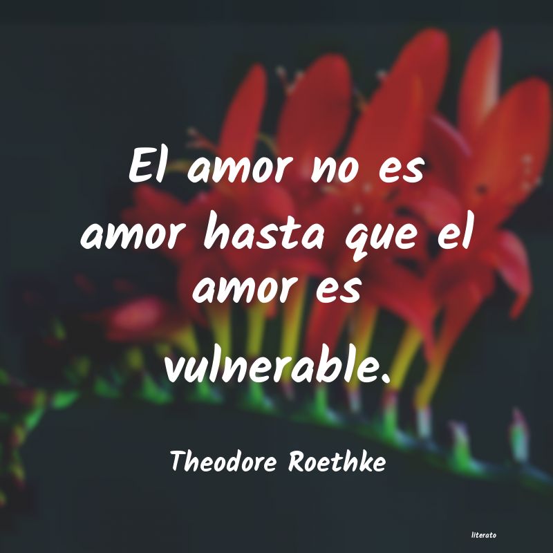 frases de Theodore Roethke
