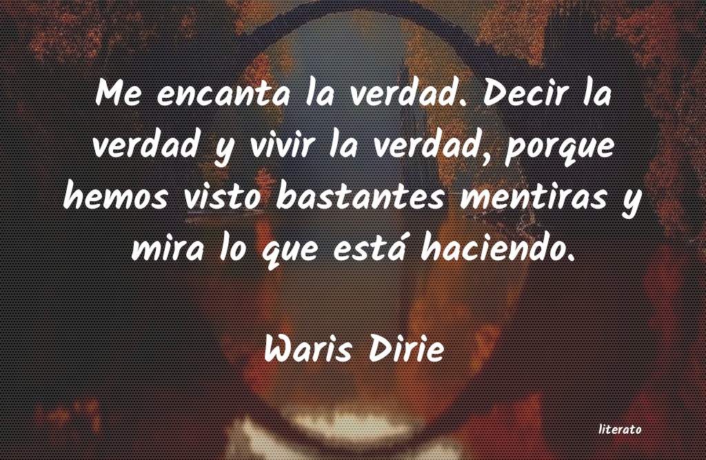 frases de Waris Dirie