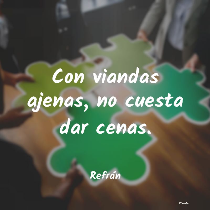 frases de Refrán