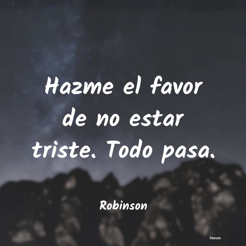 pensamiento de robinson