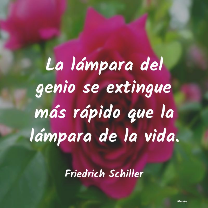 Frases de Friedrich Schiller