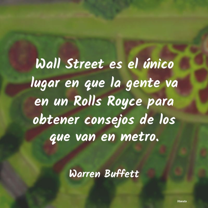 frases de Warren Buffett
