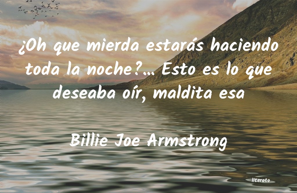 frases de Billie Joe Armstrong