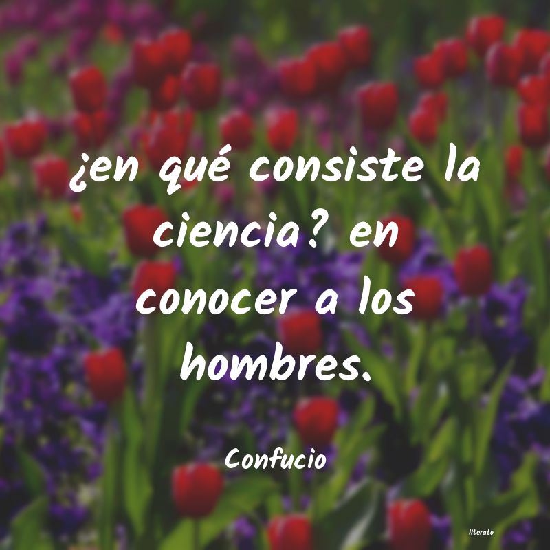 frases de Confucio