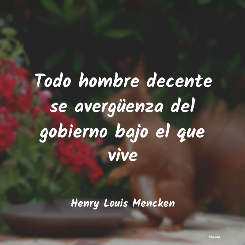 frases de Henry Louis Mencken