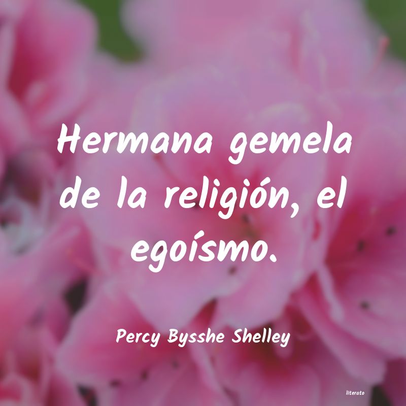 Frases de Percy Bysshe Shelley