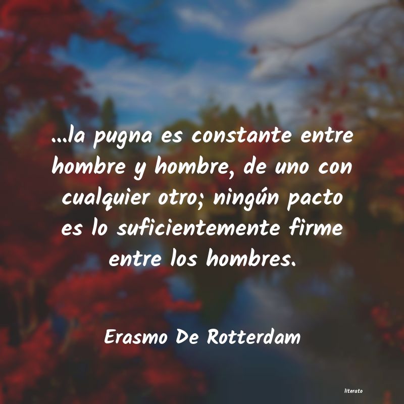 Frases de Erasmo De Rotterdam
