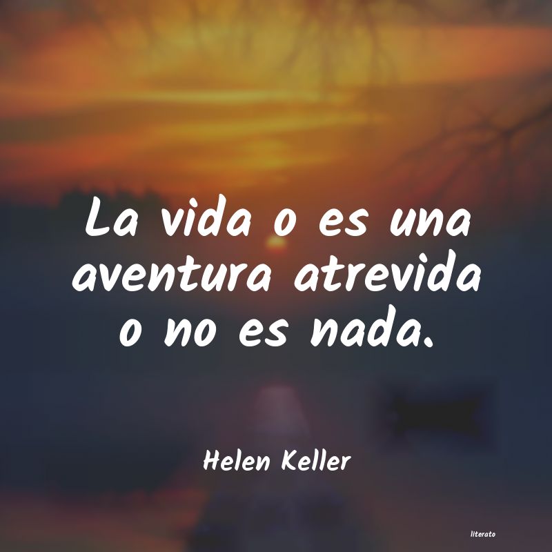 frases de Helen Keller