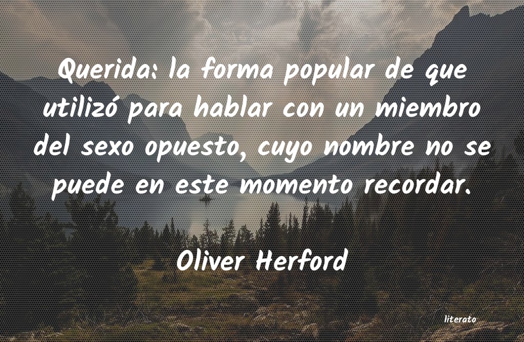 Frases de Oliver Herford