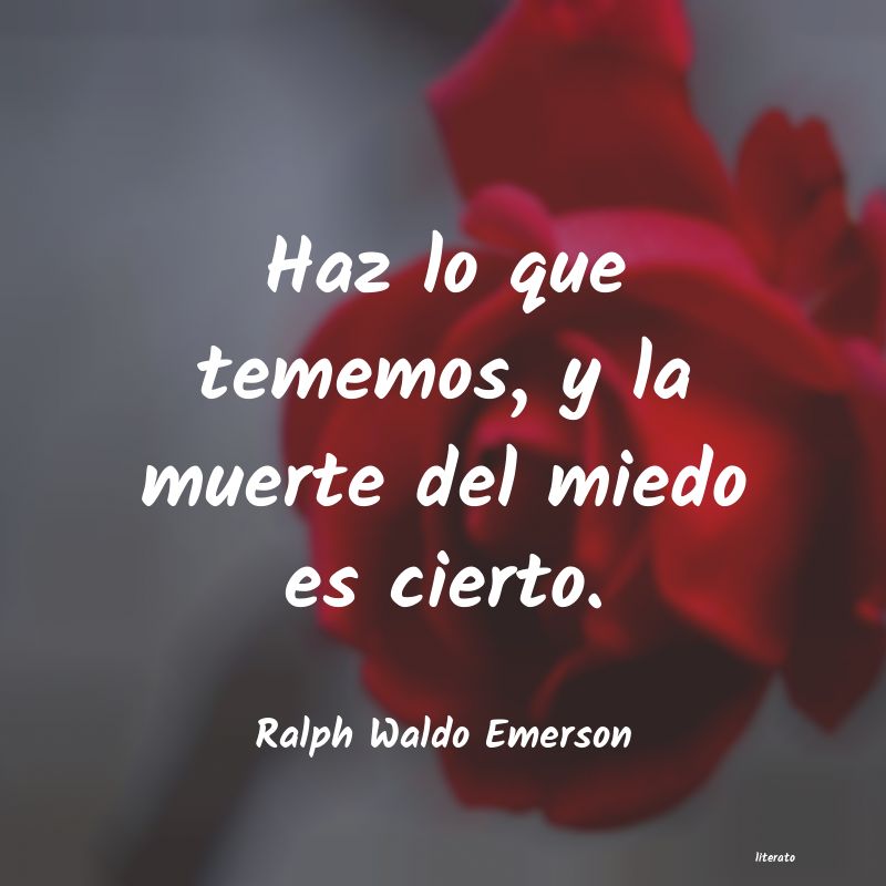 Frases de Ralph Waldo Emerson